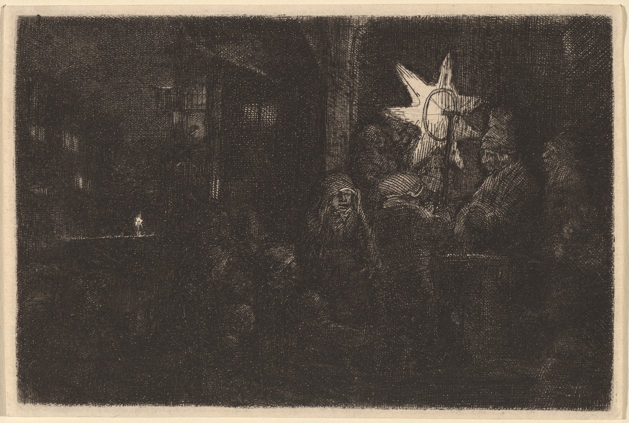 A királyok csillaga: Egy éjszakai darab alkotó: Rembrandt van Rijn
