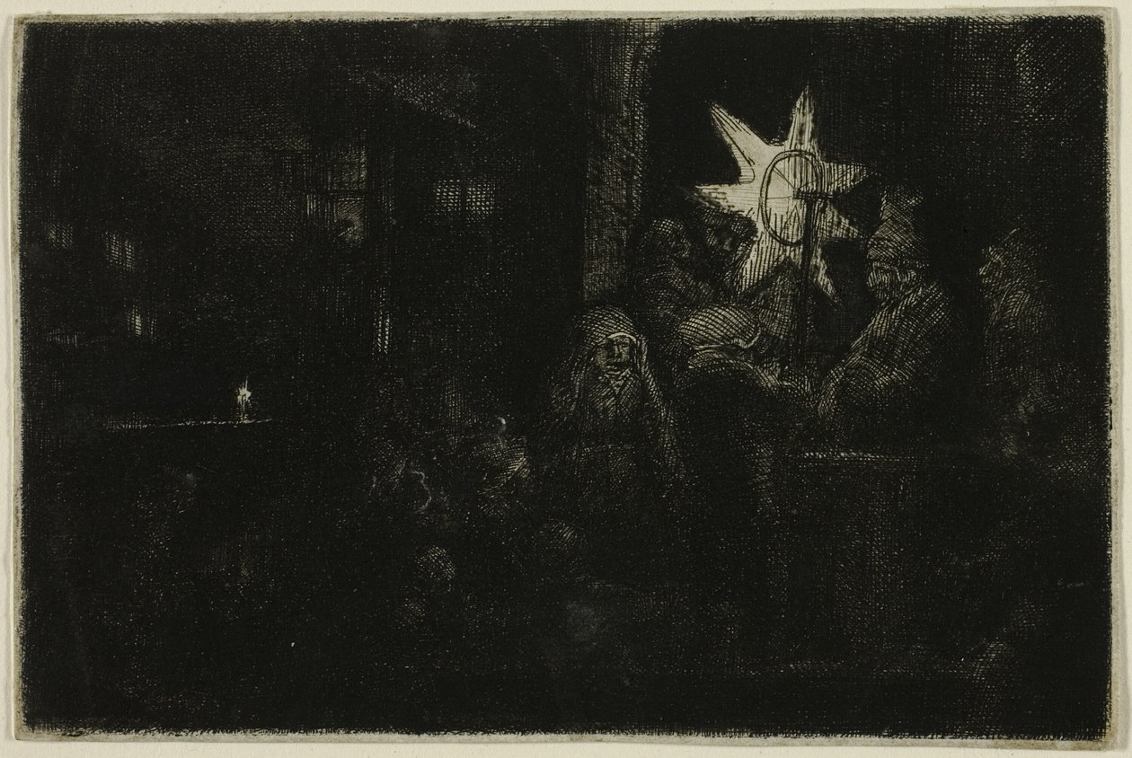 A királyok csillaga: Egy éjszakai darab alkotó: Rembrandt van Rijn