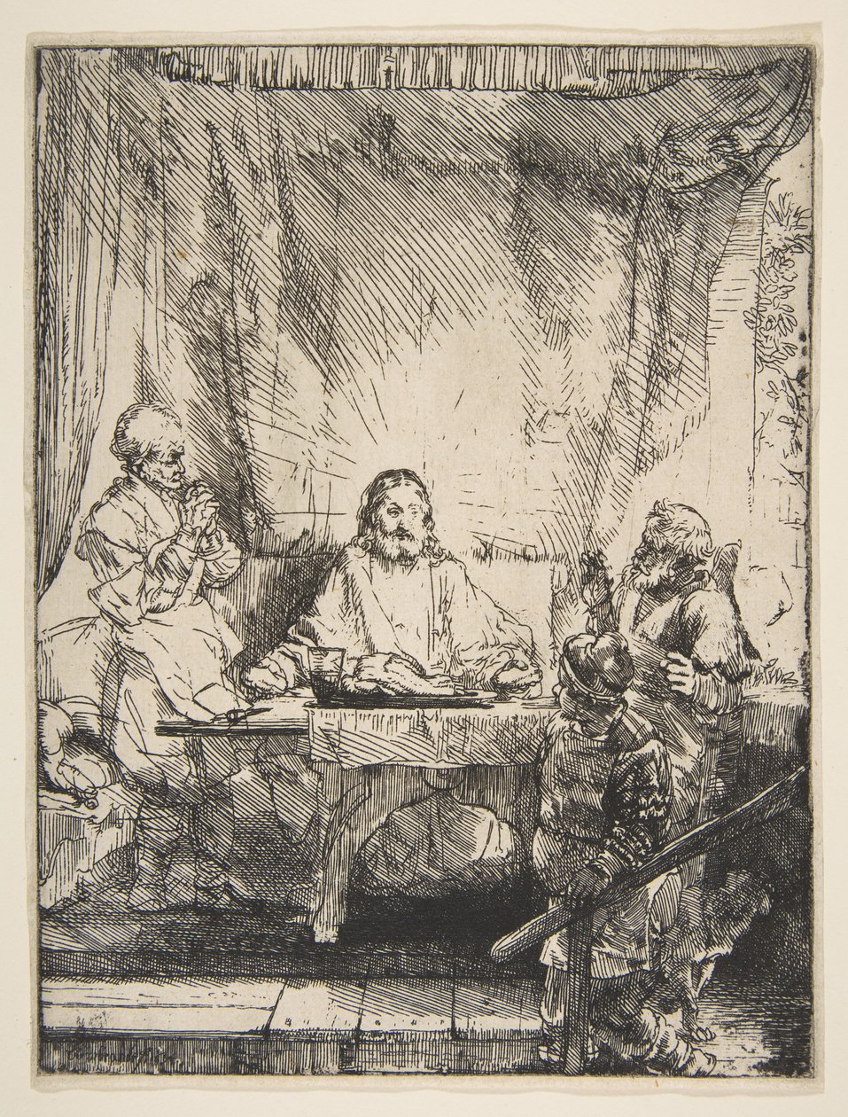 Vacsora Emmausban, 1654. alkotó: Rembrandt van Rijn