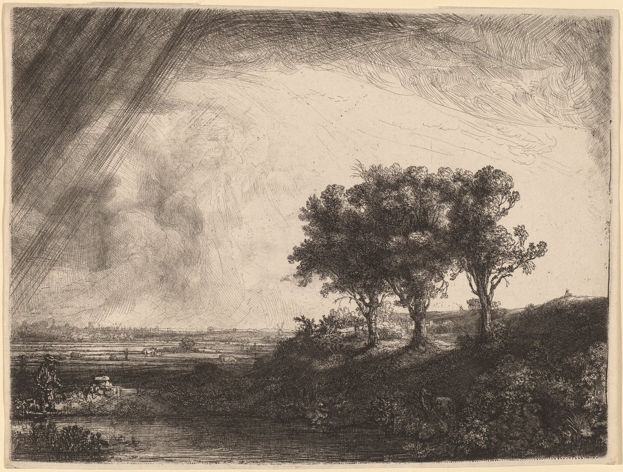 A három fa alkotó: Rembrandt van Rijn
