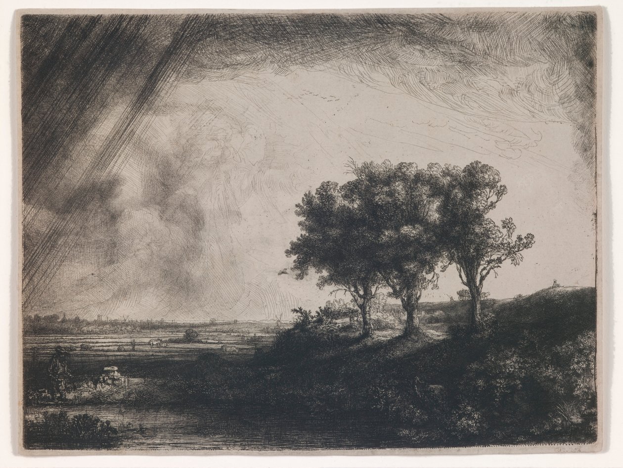 A három fa alkotó: Rembrandt van Rijn