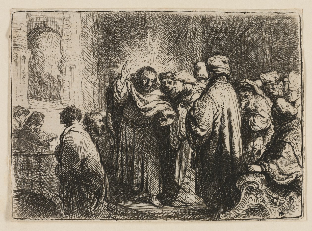 A Tribute Money alkotó: Rembrandt van Rijn