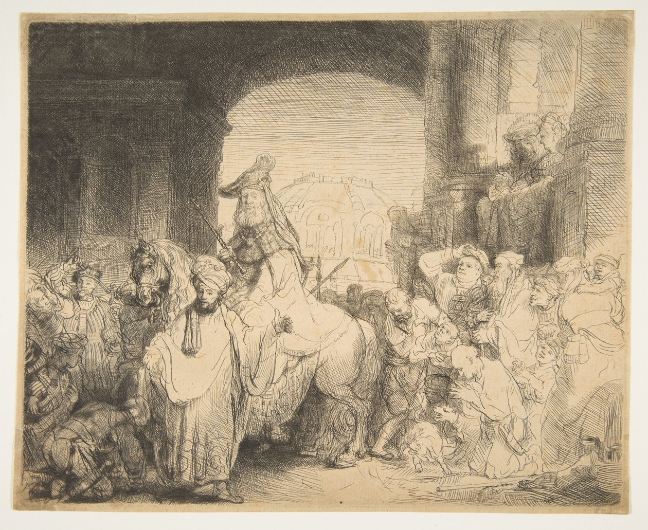 Márdokeus diadala, kb. 1641. alkotó: Rembrandt van Rijn