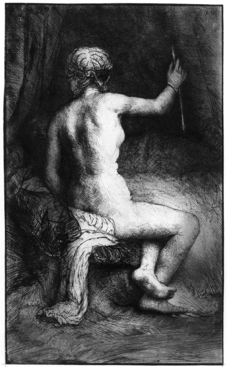 A nő a nyíllal alkotó: Rembrandt van Rijn