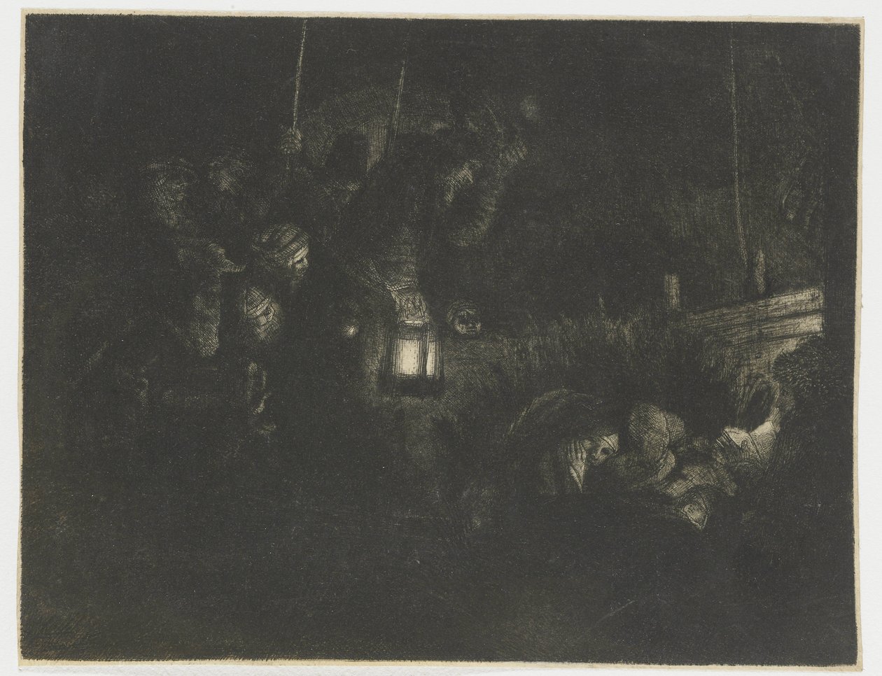 A pásztorok imádata: éjszakai darab alkotó: Rembrandt van Rijn