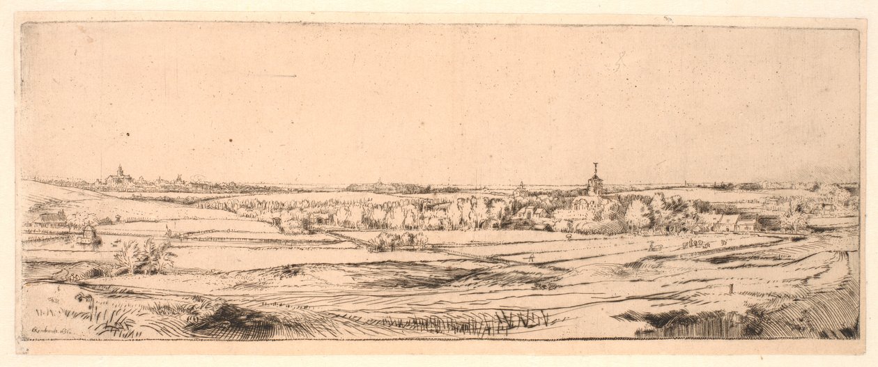 Az aranymérő mezője alkotó: Rembrandt van Rijn