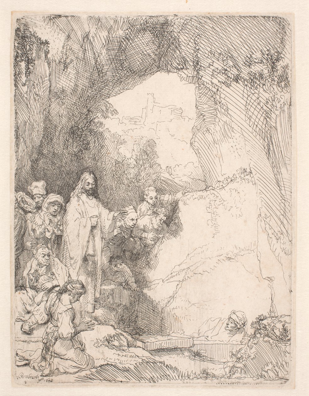 Lázár feltámasztása: a kisebb táblakép alkotó: Rembrandt van Rijn