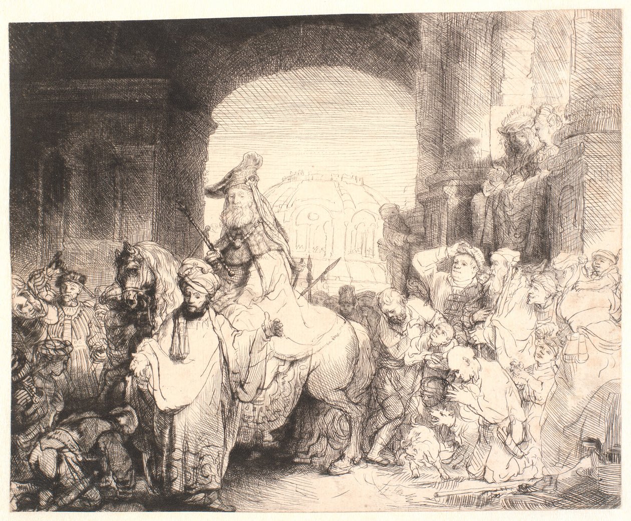Márdokeus diadala alkotó: Rembrandt van Rijn