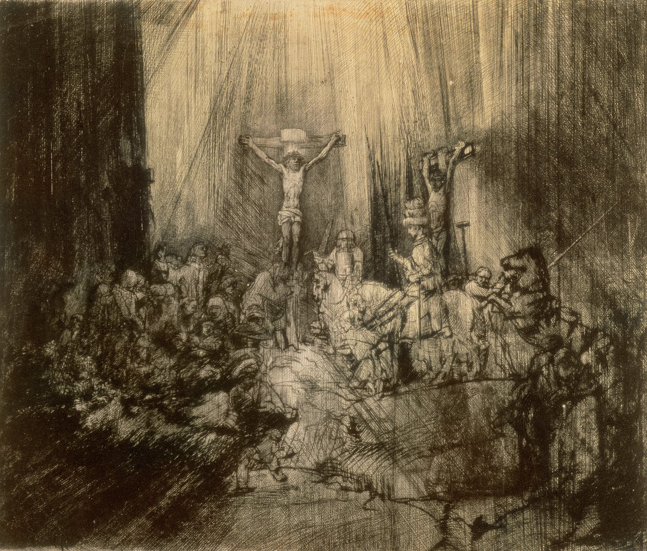 Három feszület, 1653 alkotó: Rembrandt van Rijn