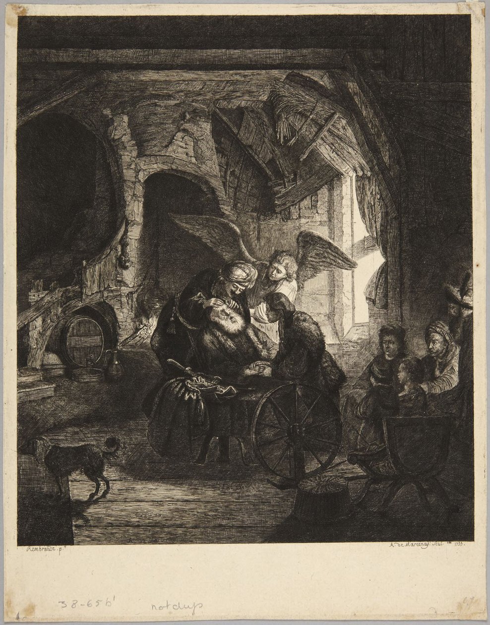 Tóbiás visszanyeri látását alkotó: Rembrandt van Rijn