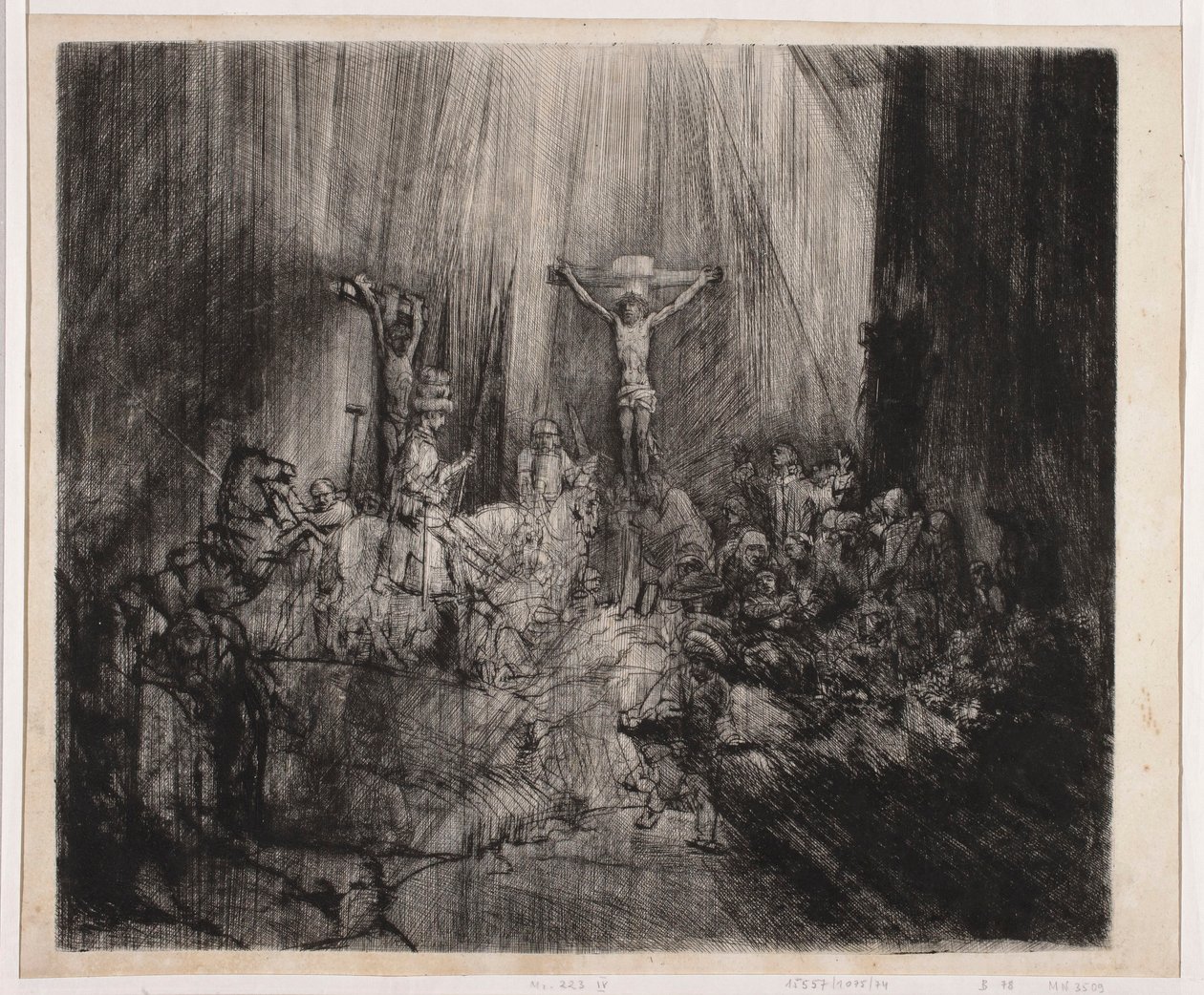 Három kereszt alkotó: Rembrandt van Rijn