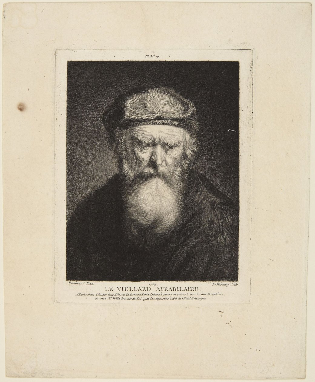 Mogorva öregember alkotó: Rembrandt van Rijn