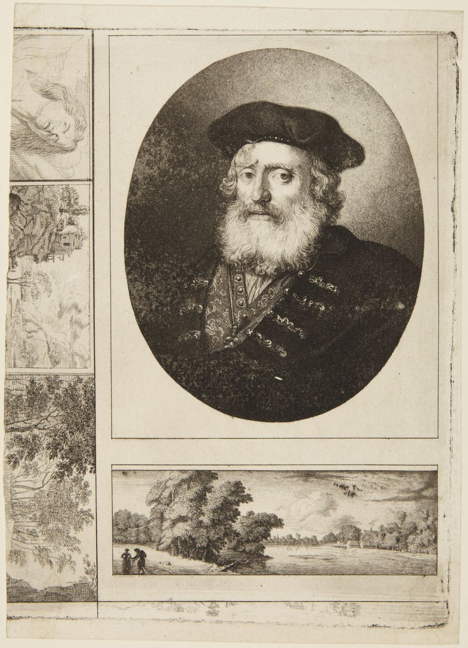 Öregember sapkában alkotó: Rembrandt van Rijn