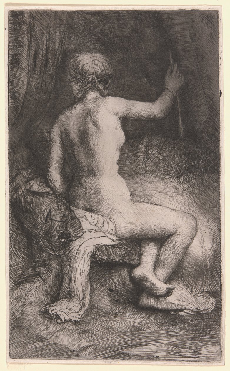 Nő a nyíllal alkotó: Rembrandt van Rijn