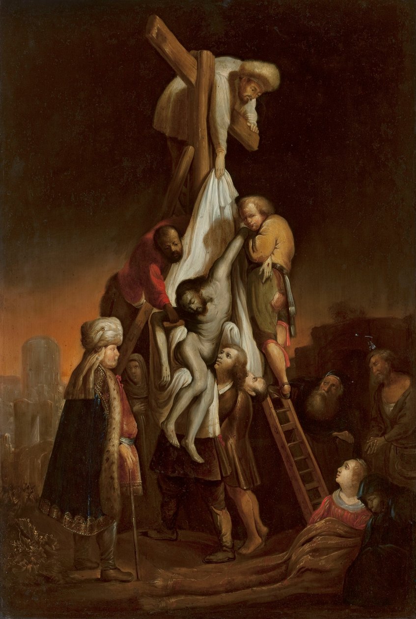 A keresztről készült fénykép alkotó: Rembrandt van Rijn