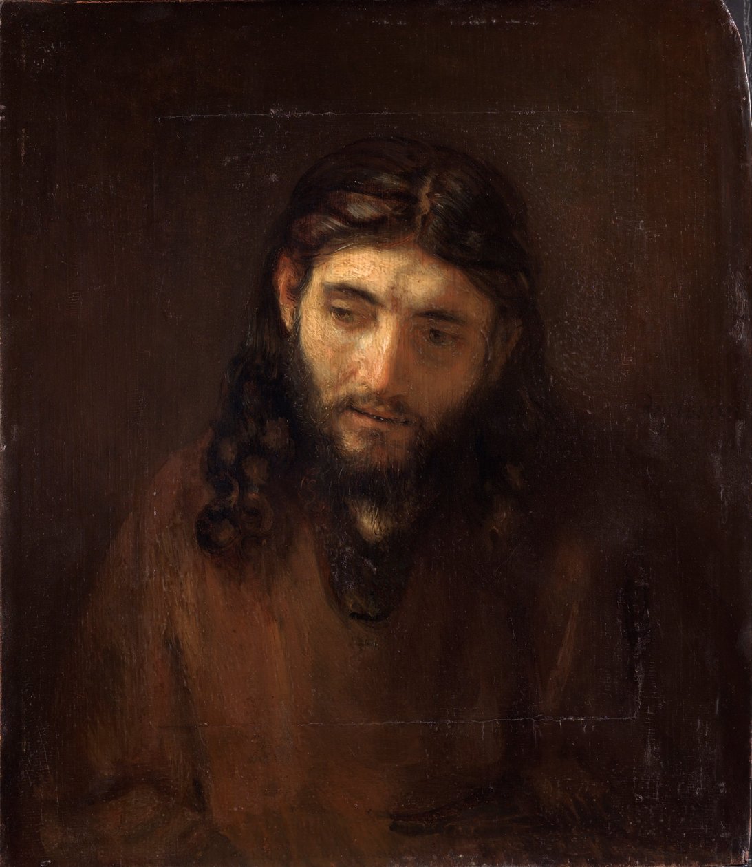 Krisztus feje alkotó: Rembrandt van Rijn