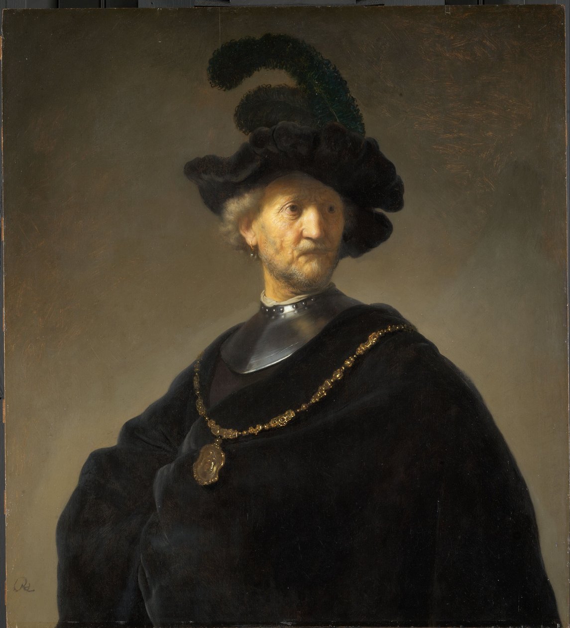 Öreg aranylánccal alkotó: Rembrandt van Rijn