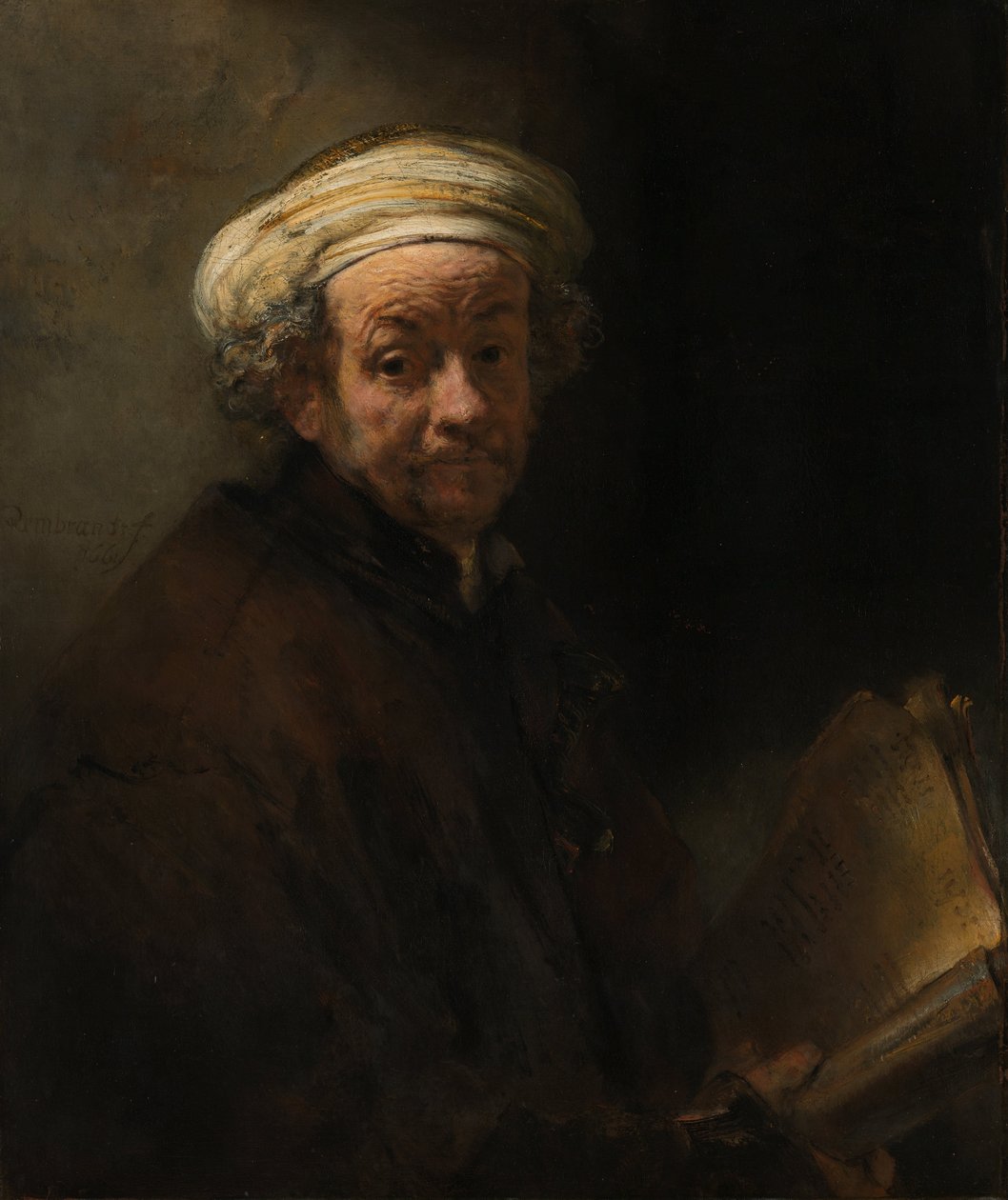 Önarckép Pál apostolként alkotó: Rembrandt van Rijn