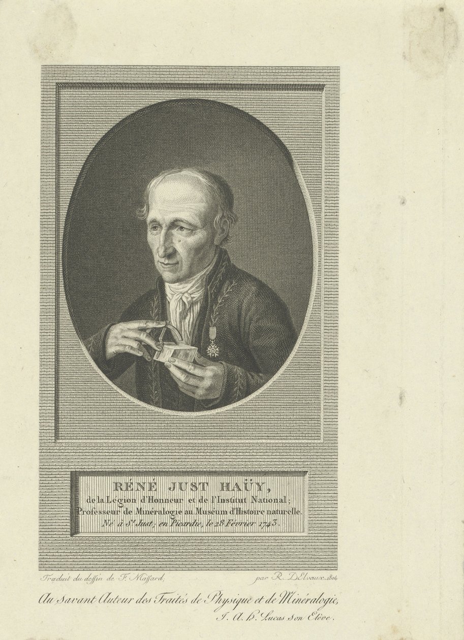 René-Just Haüy portréja 1743-1822, 1804. alkotó: Remi Henri Joseph Delvaux