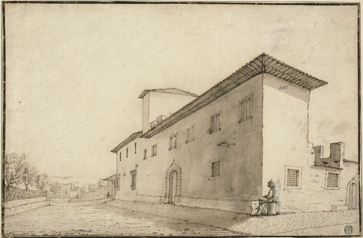 A Villa Bellagio, Castello, Firenze közelében alkotó: Remigio Cantagallina