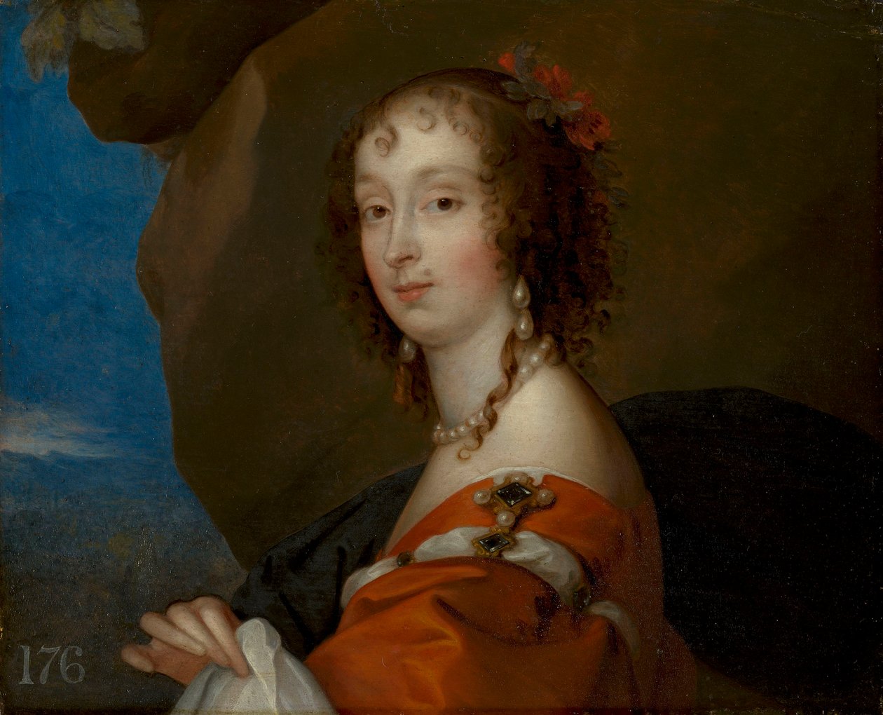 Diana Russell, Bradford grófnője (1624-95) alkotó: Remigius van Leemput