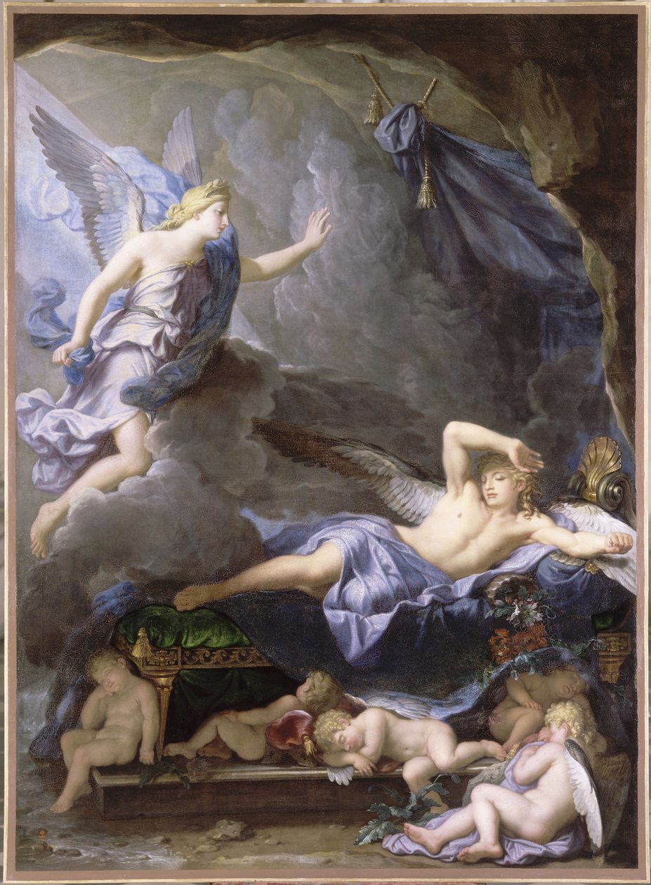 Morpheus felébred Iris közeledtére alkotó: René Antoine Houasse