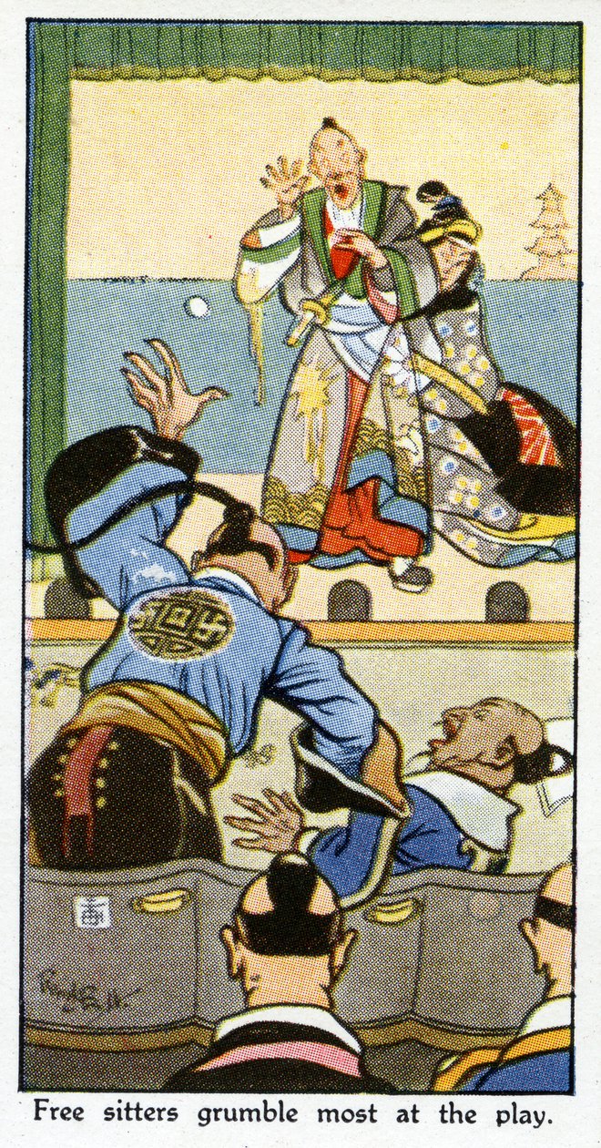 „A szabad ülők morognak leginkább a darabon”, 1931 (lásd még: 498207) alkotó: René Bull