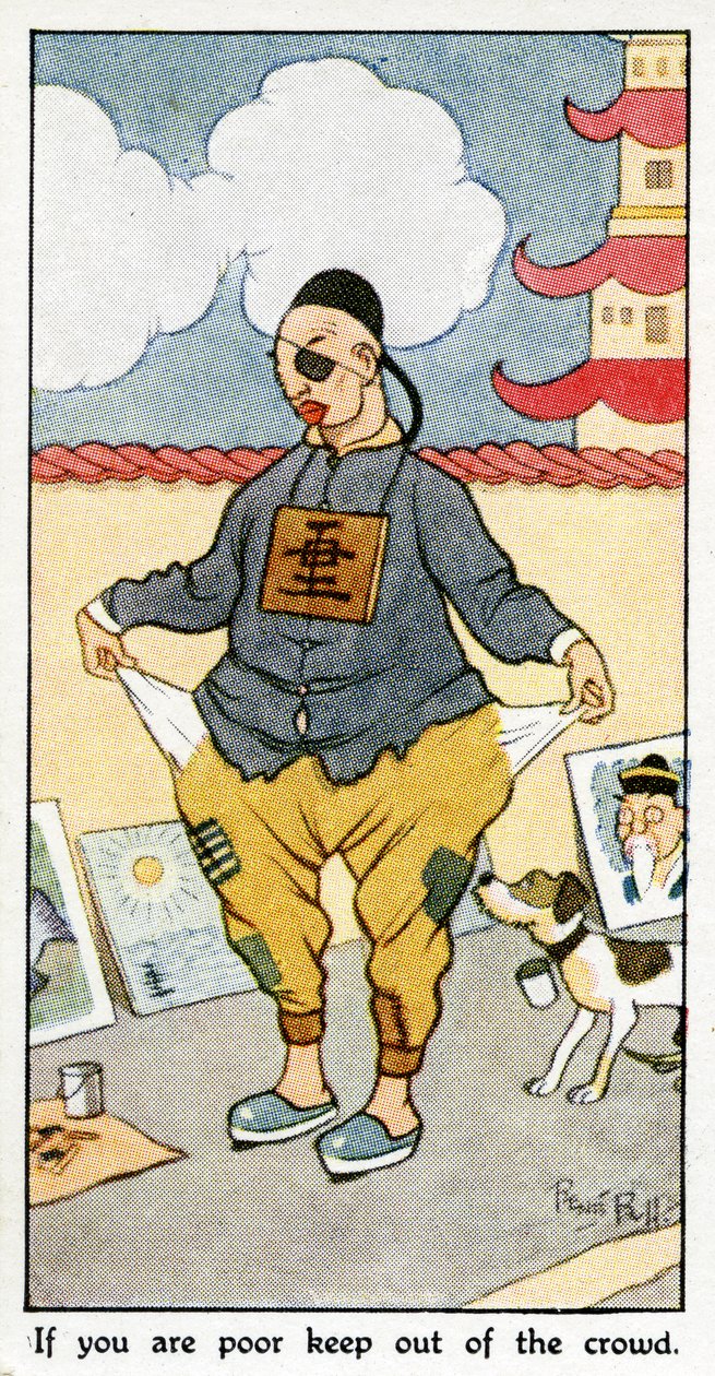 "Ha szegény vagy, maradj távol a tömegtől", 1931 (lásd még 498195) alkotó: René Bull
