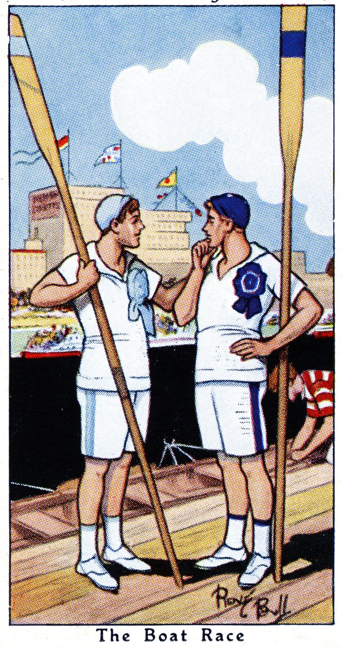 A csónakverseny, 1936 alkotó: René Bull