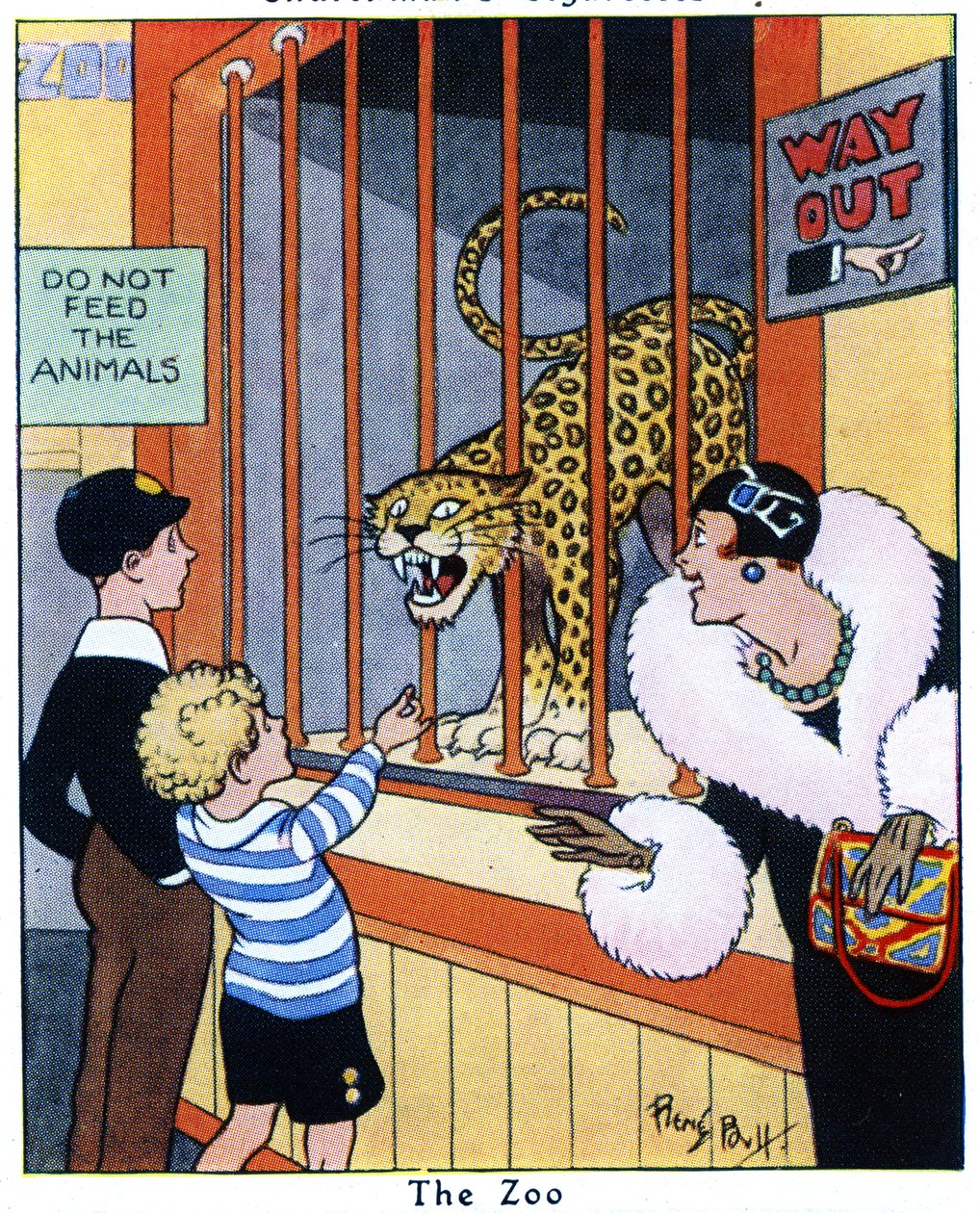 Állatkert, 1936 alkotó: René Bull