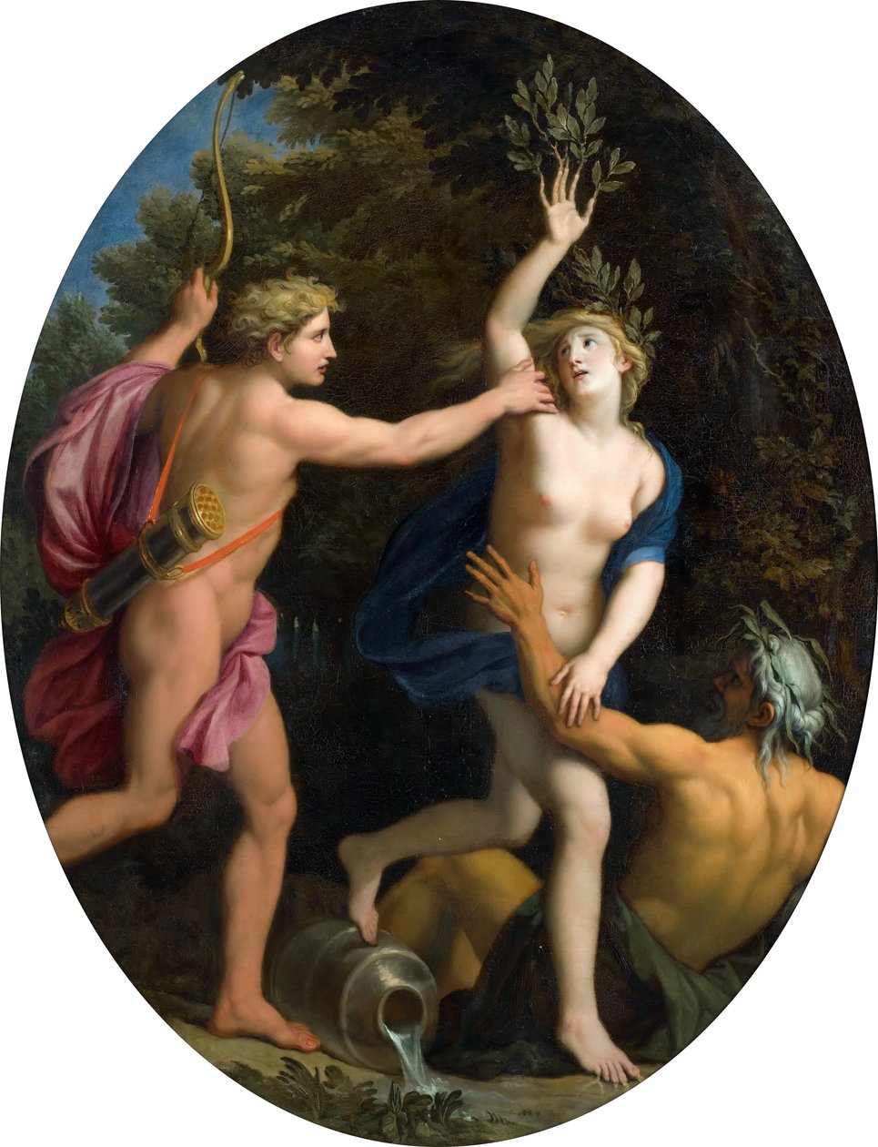 Apolló és Daphne alkotó: René Antoine Houasse