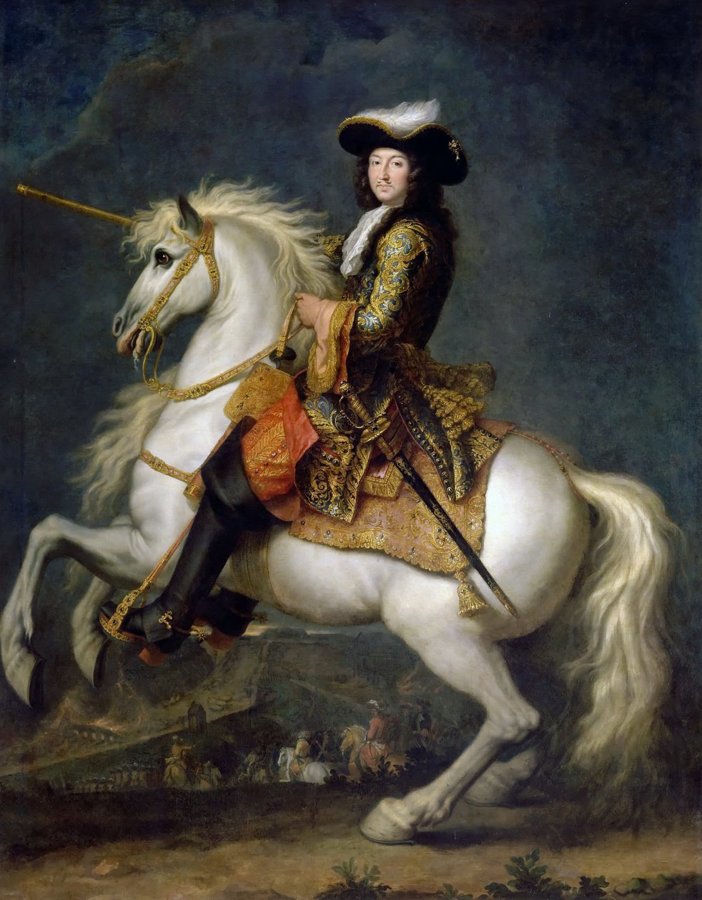 XIV. Lajos lovas portréja 1638-1715 alkotó: René Antoine Houasse