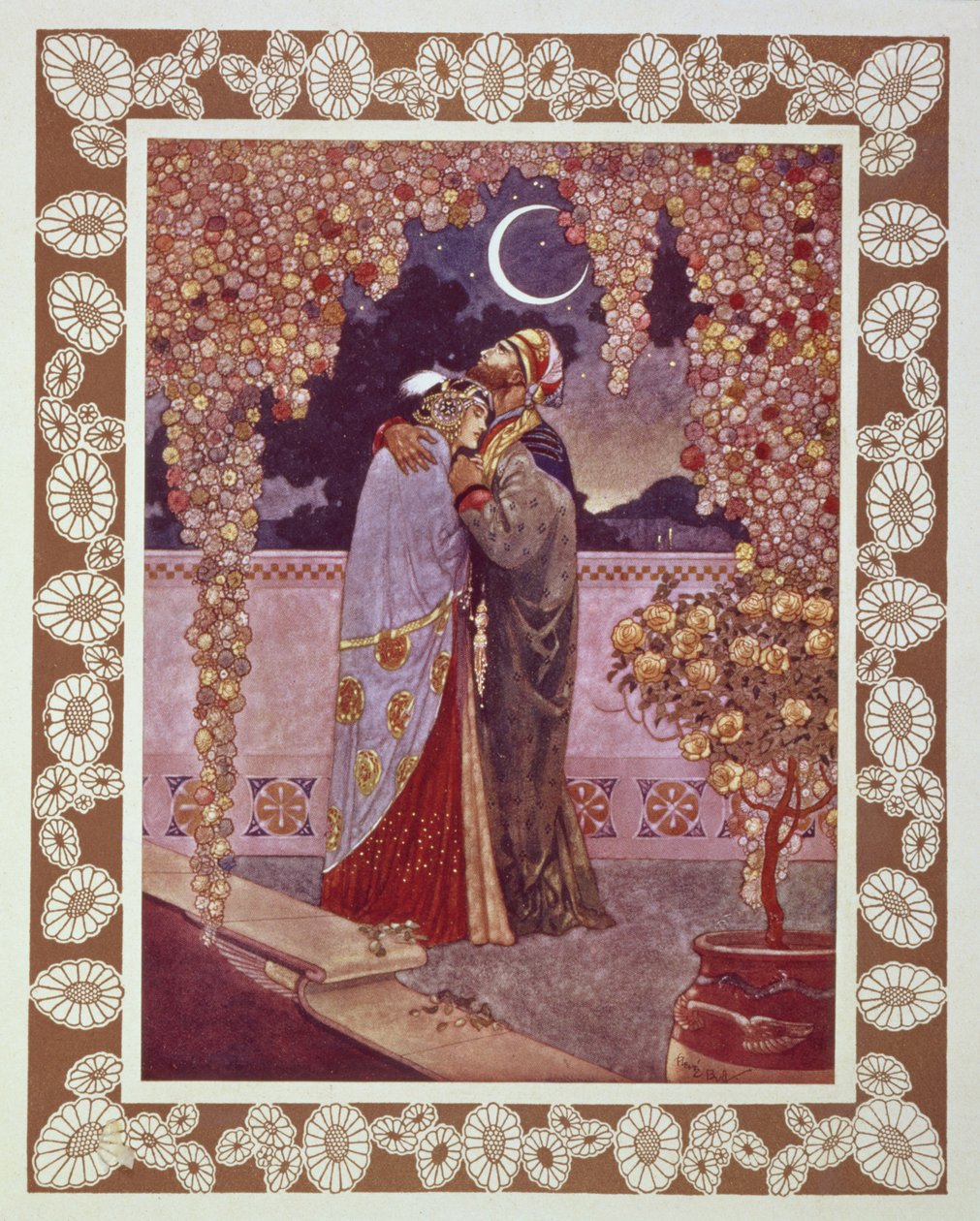 "A szerelem", illusztráció az "Omar Khayyam ruba