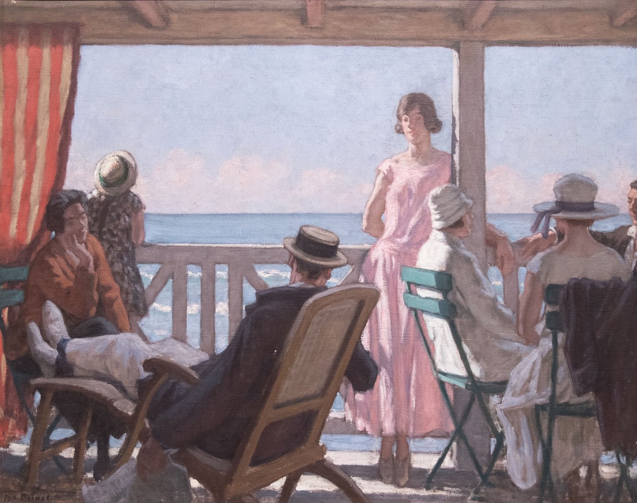 A La Manche csatorna szélén, kb. 1924. alkotó: René François Xavier Prinet