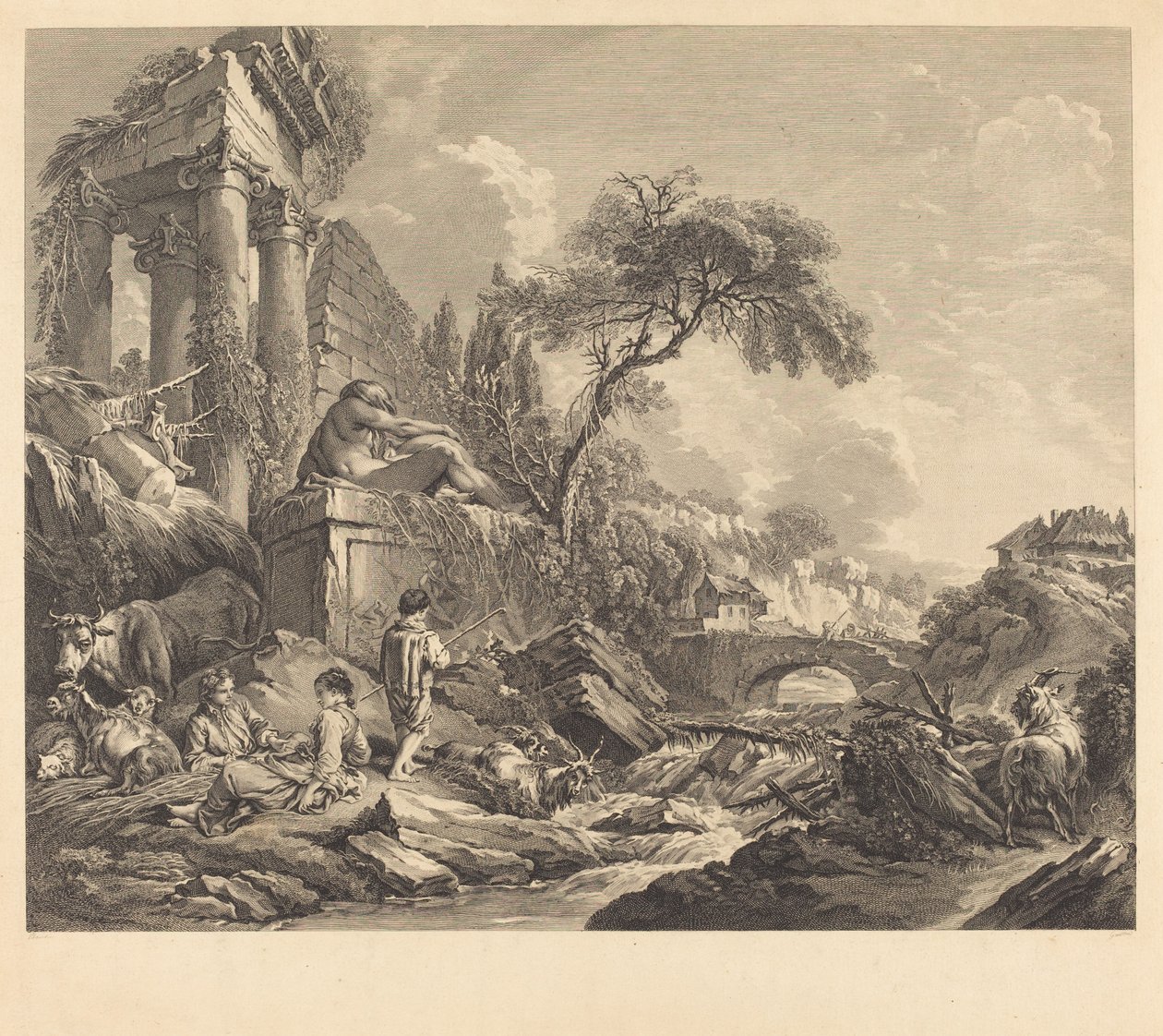 A leszbikus veréb alkotó: René Gaillard after François Boucher