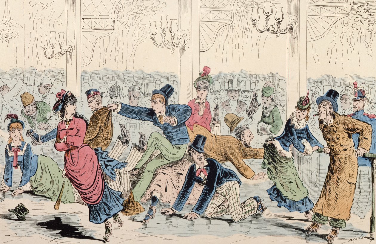 Skating Folies, 1870 után alkotó: Renard Jules Draner