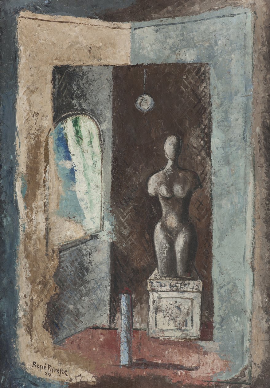 A szobor, 1929 alkotó: Renato Paresce