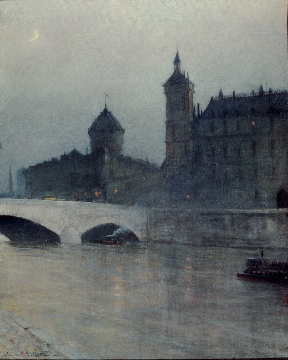 A Szajna és a Conciergerie alkotó: Rene Billotte