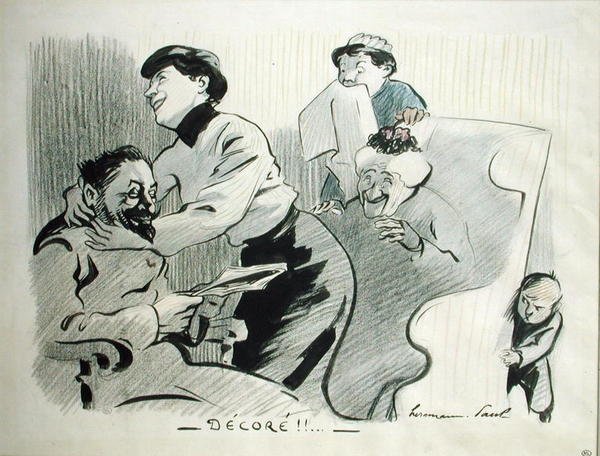 Decore! (toll és tinta és ceruza papíron) alkotó: Rene George Hermann Paul