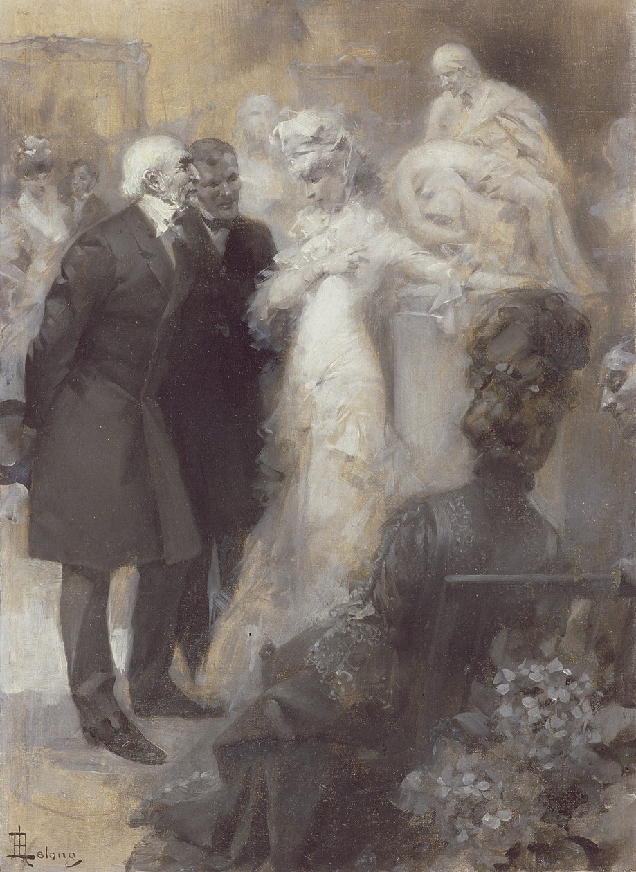 Sarah Bernhardt (1844-1923) a párizsi operában alkotó: Rene Lelong