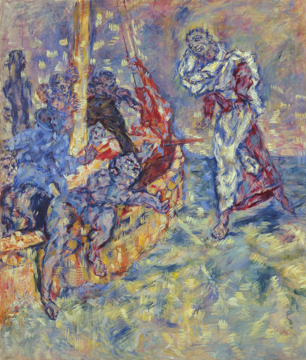 Jézus a Galileai-tengeren, 1936 alkotó: Rene Morere