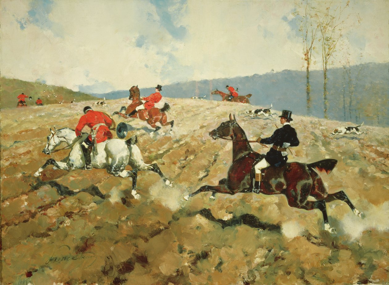 Vadászat alkotó: Rene Princeteau