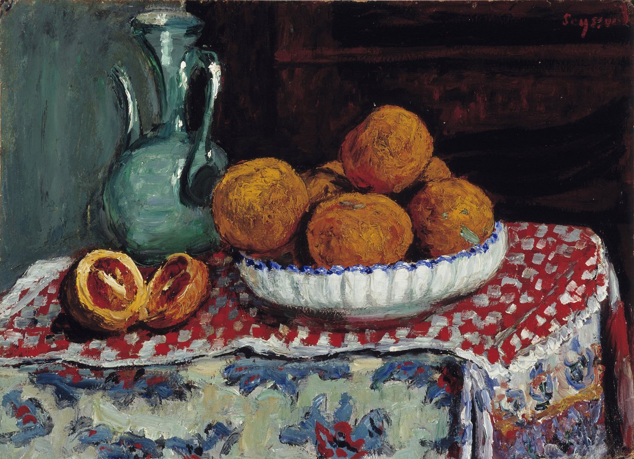 Csendélet a kancsóban Rene Seyssaud festménye (1867-1952) 1909 Kötelező említés: Collection fondation regards de Provence, Marseille alkotó: Rene Auguste Seyssaud