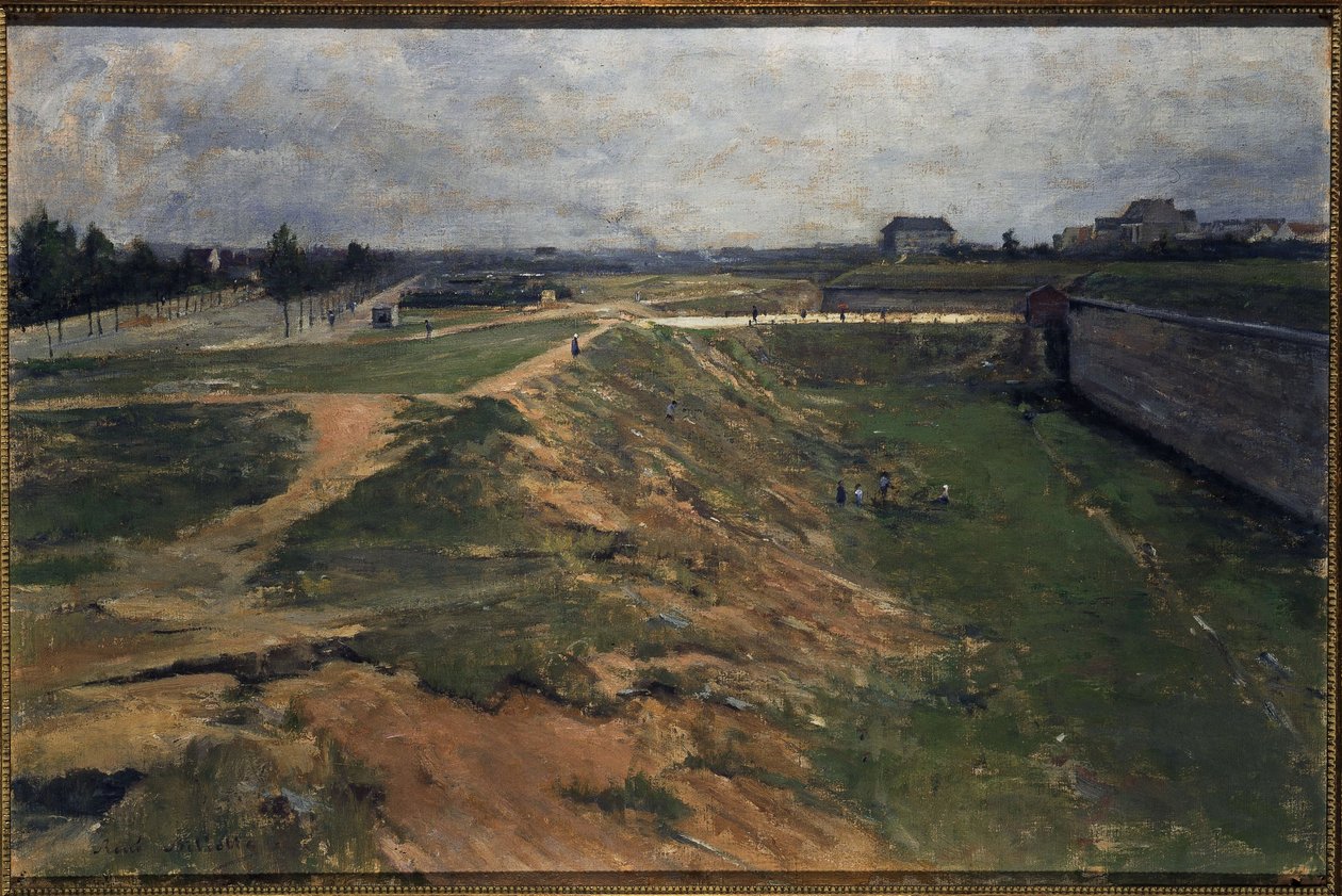 Fort de Vanves látképe, 1880 körül (olaj, vászon) alkotó: Rene Billotte