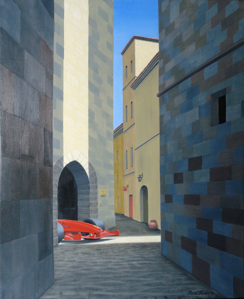 Olasz, 2003, Olaj, vászon alkotó: Rene Boin