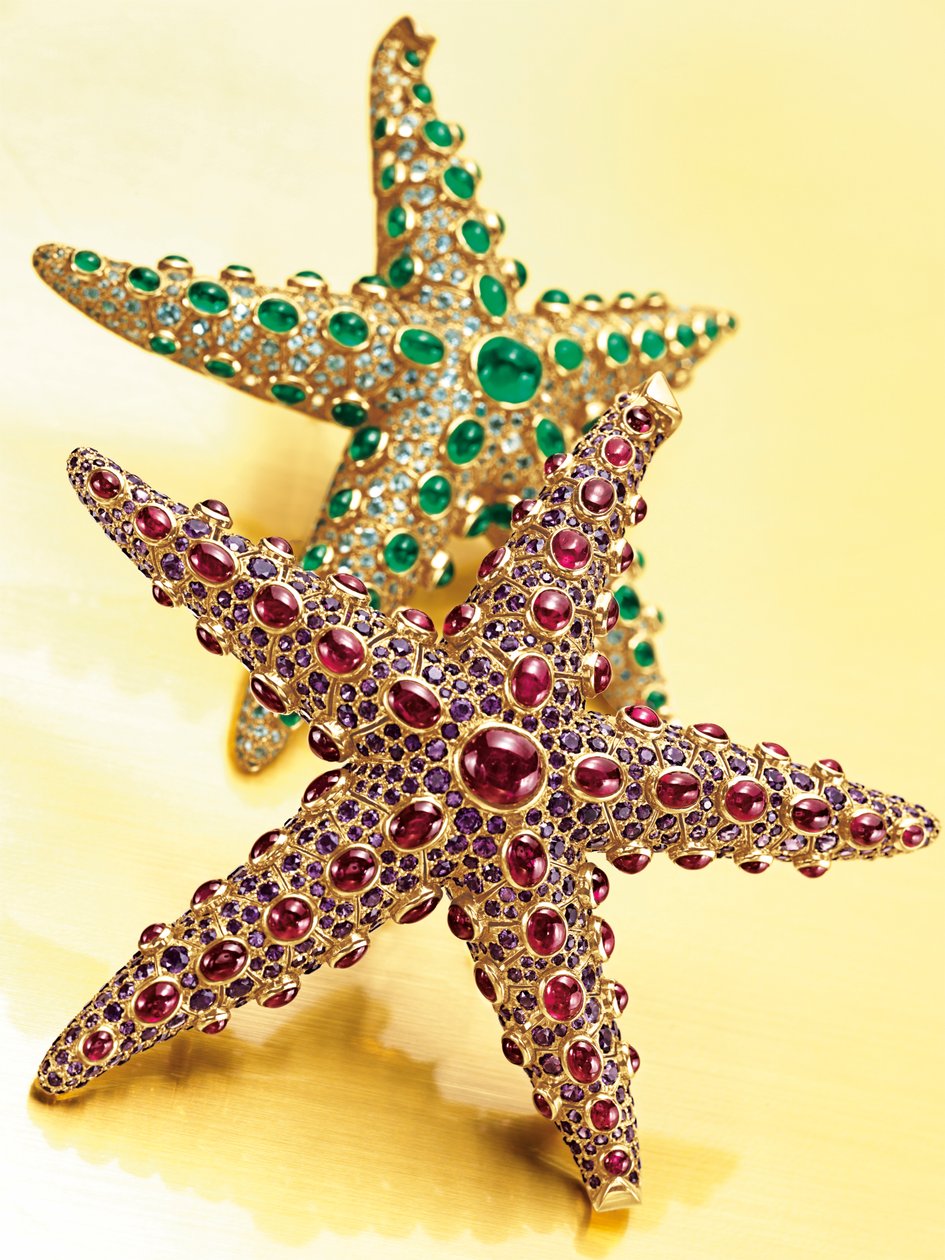 Két Starfish bross alkotó: Rene Boivin