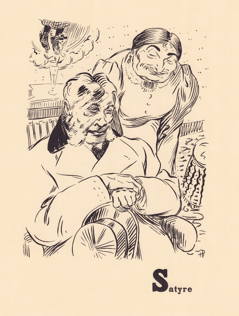 S mint Satyr alkotó: Rene George Hermann Paul