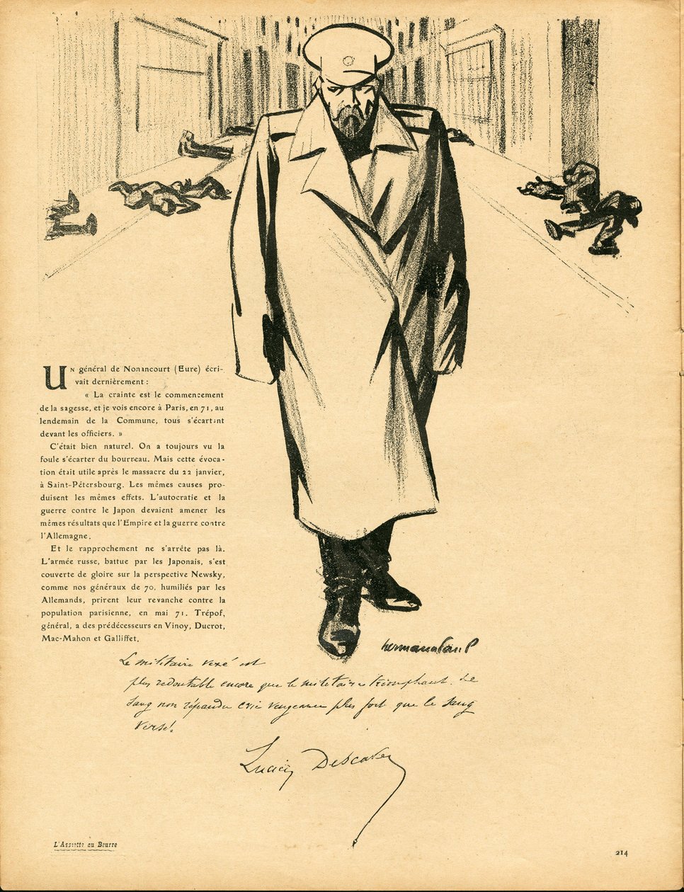 The Butter Plate, 222. szám, Szatirikus színekben alkotó: Rene George Hermann Paul