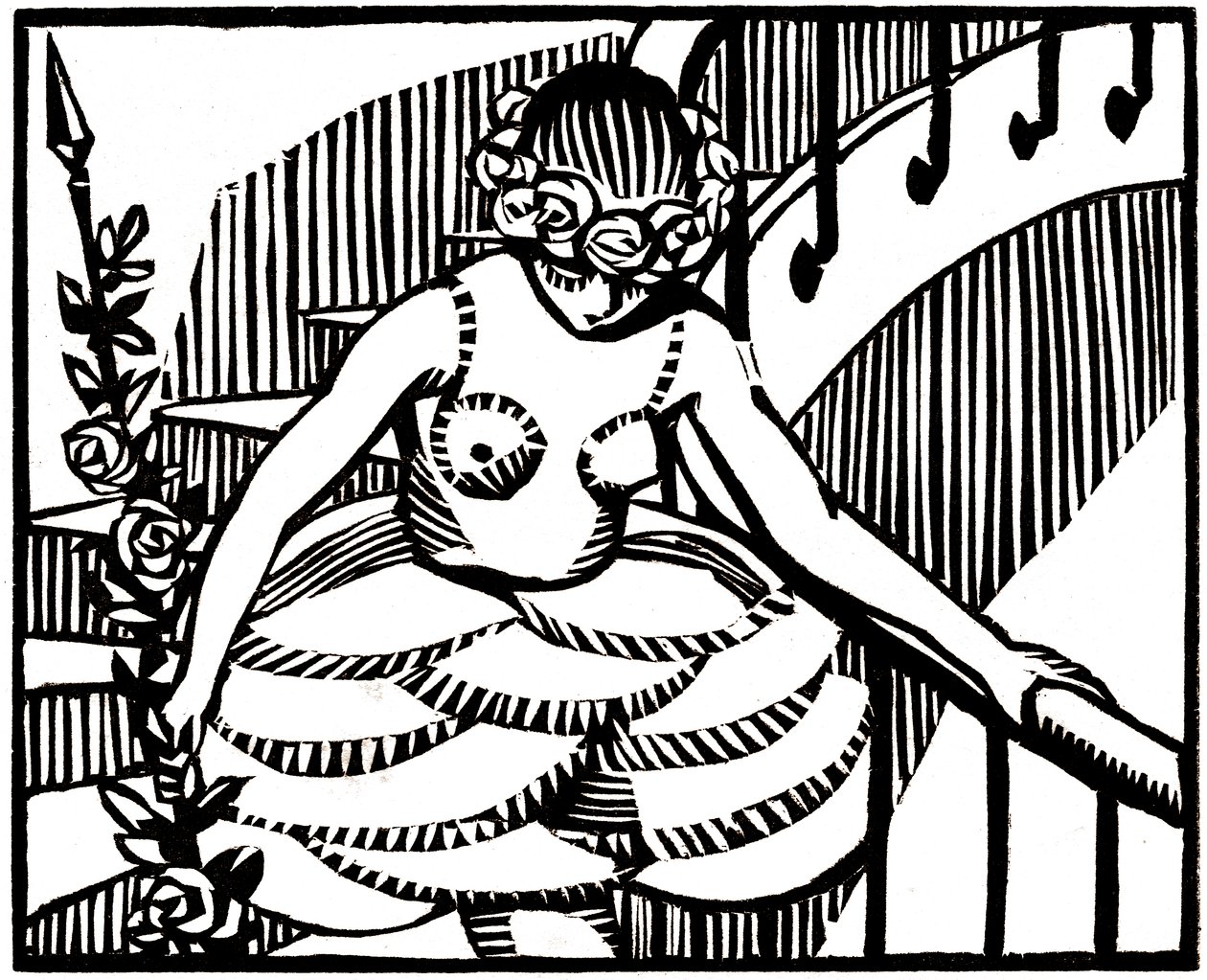 Illusztráció Colette "Mitsou" című könyvéhez alkotó: Rene George Hermann Paul
