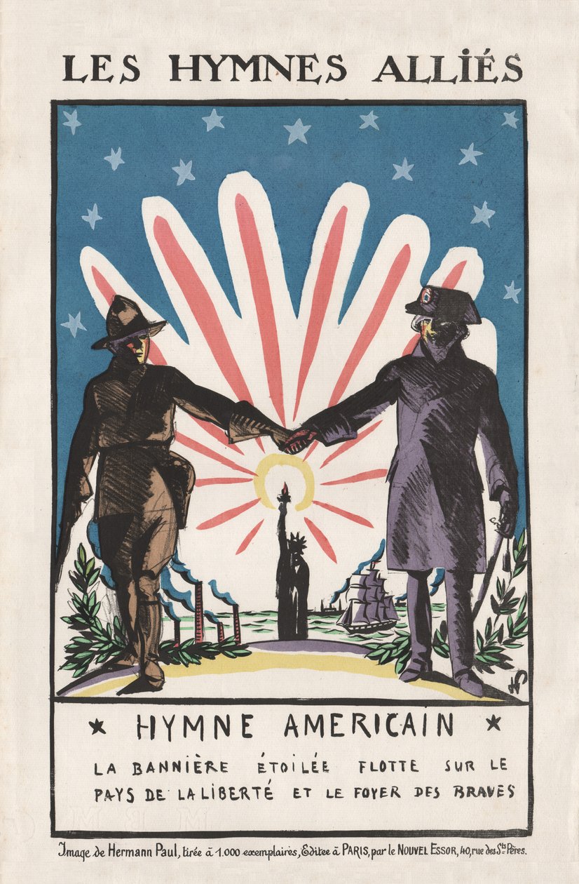 A Szövetséges himnuszok, 1917 alkotó: Rene George Hermann Paul